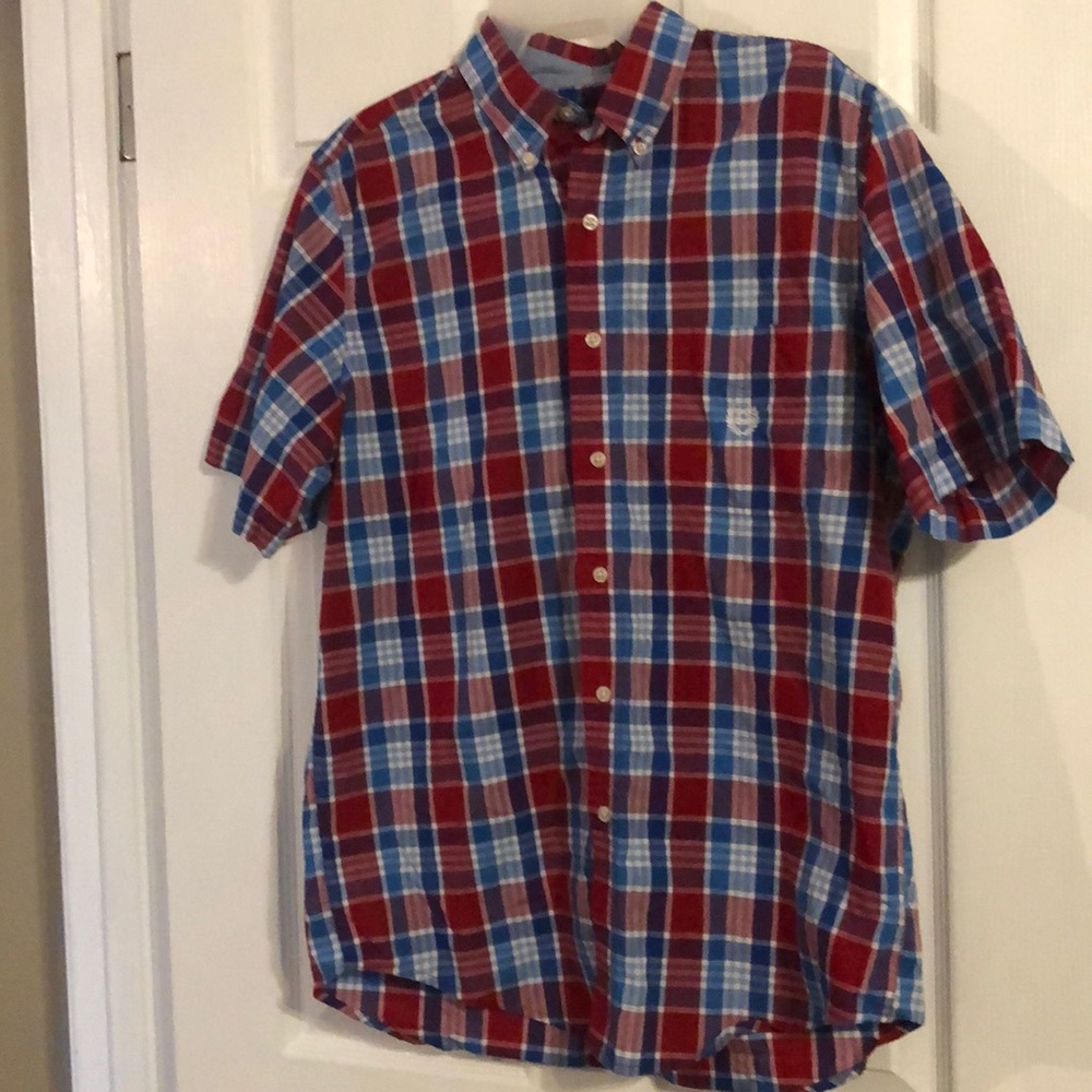 Plaid Chaps Button down